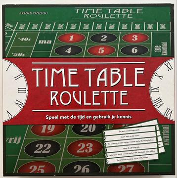 Time Table Roulette bordspel NIEUW beschikbaar voor biedingen
