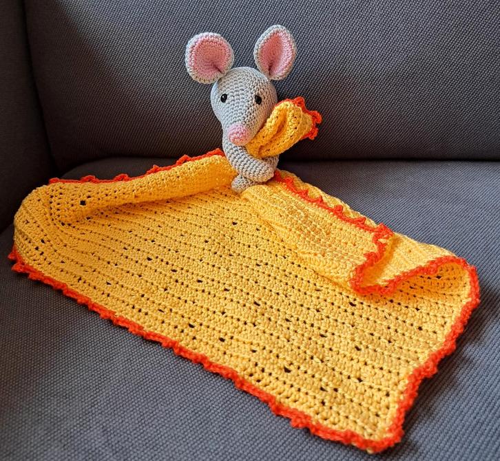 Knuffeldoekje Muis, Kinderen en Baby's, Speelgoed | Knuffels en Pluche, Nieuw, Overige typen, Ophalen