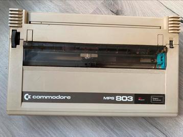 Vintage Commodore MPS 803 printer beschikbaar voor biedingen