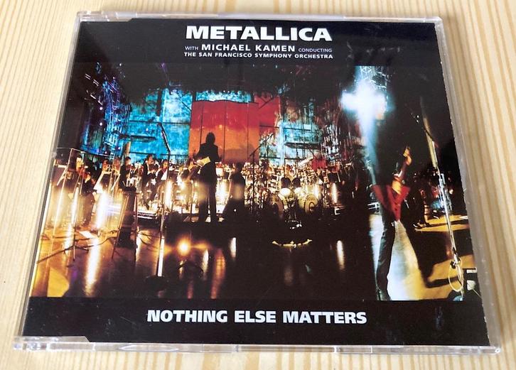 CD Single Metallica w/ Michael Kamen - Nothing Else Matters, Cd's en Dvd's, Cd Singles, Zo goed als nieuw, Rock en Metal, 1 single
