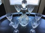 Kristallen karaf met 6 glaasjes, Antiek en Kunst, Antiek | Glas en Kristal, Ophalen of Verzenden