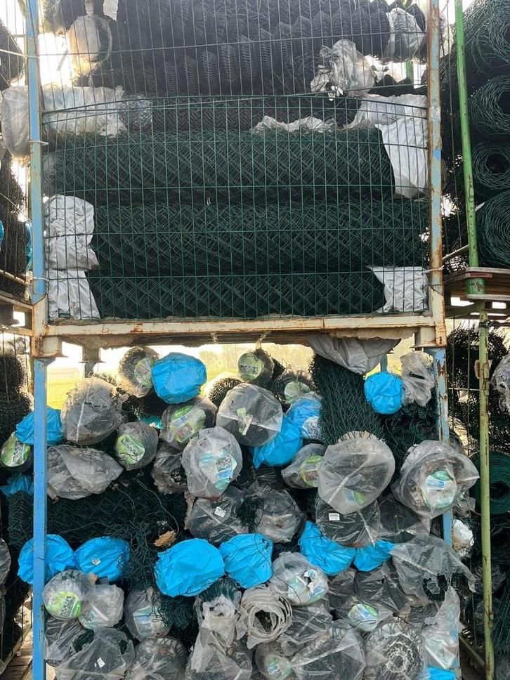 HARMONICAGAAS – 125 CM HOOG, Tuin en Terras, Gaas en Draad, Zo goed als nieuw, Gaas, 20 meter of meer, Ophalen