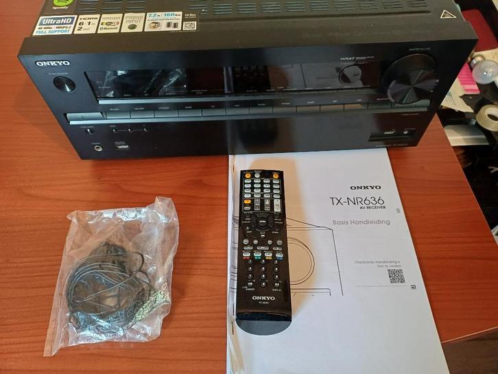 Onkyo receiver, Audio, Tv en Foto, Versterkers en Receivers, Gebruikt, 7.1, 120 watt of meer, Onkyo, Ophalen