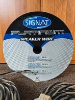 Signat Platinum 4.0mm2 OFC Speakerkabel Twisted, Ophalen of Verzenden, Zo goed als nieuw, 10 meter of meer, Luidsprekerkabel