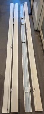 2 x Stalen kozijn posten, Overige materialen, Gebruikt, Overige typen, Inclusief glas