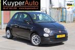 Fiat 500 0.9 TwinAir Turbo Popstar automaat airco multimedia, Auto's, Gebruikt, Euro 6, Elektrische ramen, Zwart