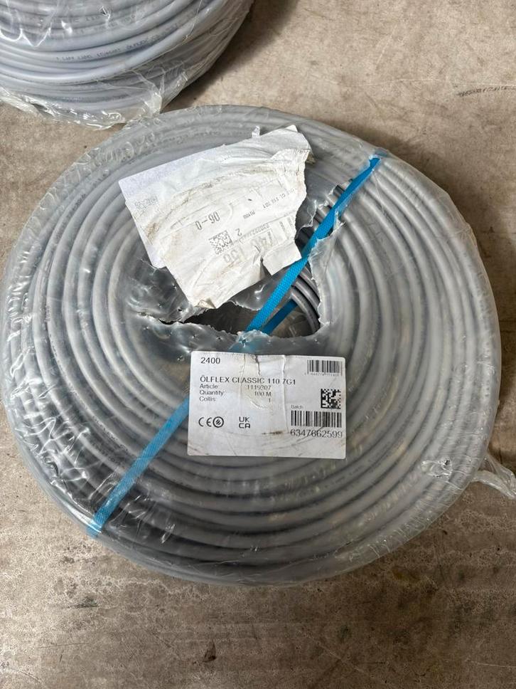 100 meter 7G1 7x1kabel Lapp Ölflex CLASSIC 110 voedingskabel, Hobby en Vrije tijd, Elektronica-componenten, Nieuw, Ophalen of Verzenden