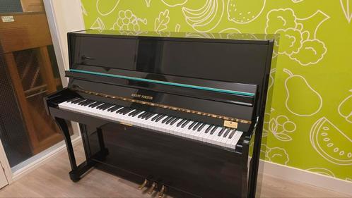 Prachtige August Forster piano model 114V. Zeer goede staat!, Muziek en Instrumenten, Piano's, Zo goed als nieuw, Wit, Hoogglans