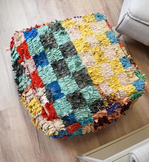 Nieuw Marrokaans handgemaakte kattenkussen, vloerkussen poef, Dieren en Toebehoren, Kattenmanden, Nieuw, Ophalen of Verzenden