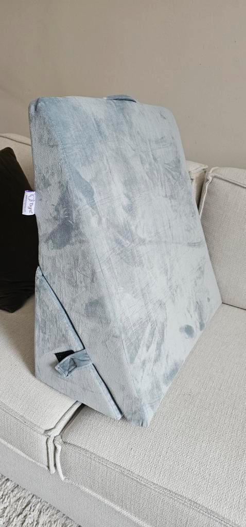 Multifunctioneel Wigkussen - Diverse Posities, Huis en Inrichting, Woonaccessoires | Kussens, Zo goed als nieuw, Grijs, Rechthoekig