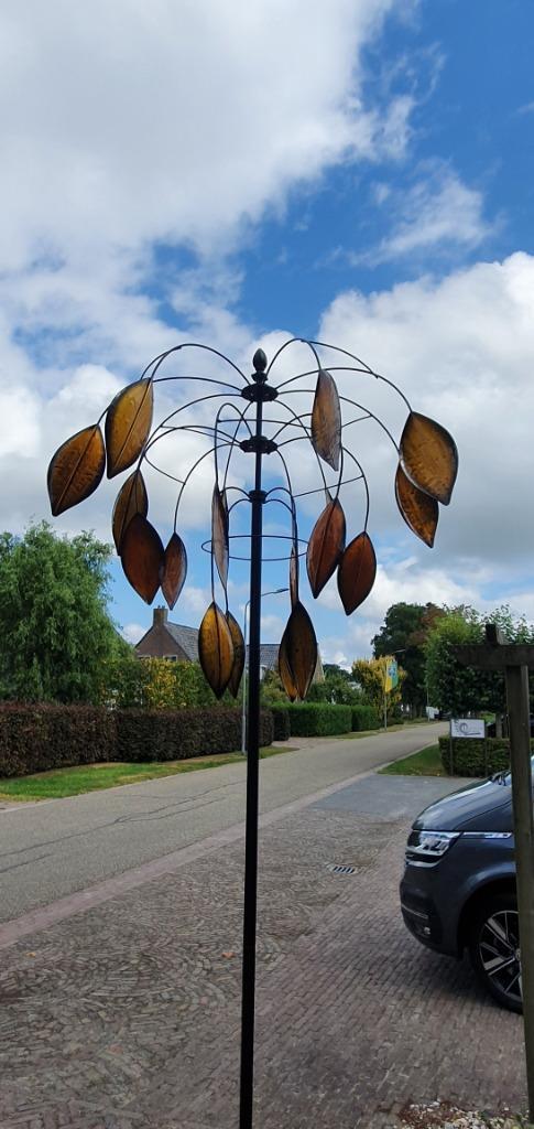 WINDMOLEN / HERFSTBLAD, Tuin en Terras, Windwijzers en Windmolens, Nieuw, Ophalen of Verzenden