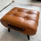 Zo goed als nieuwe kunstleren voetenbank, Minder dan 50 cm, Ophalen of Verzenden, Zo goed als nieuw, Modern
