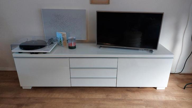 Ikea Besta Burs TV Meubel Wit, Huis en Inrichting, Kasten | Dressoirs, Ophalen