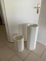 2 Brocante Hoge  8 Hoekige Plantenzuilen, Ophalen