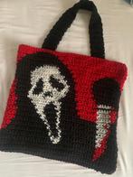 Ghostface totebag handgemaakt crochet, Sieraden, Tassen en Uiterlijk, Tassen | Schoudertassen, Nieuw, Blauw, Verzenden