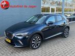 Mazda CX-3 2.0 SkyActiv-G 120 GT-M Automaat / Trekhaak, Auto's, 4 cilinders, Blauw, Leder en Stof, Origineel Nederlands