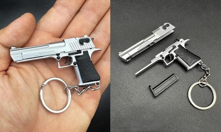 Prachtige Desert Eagle .50 Sleutelhanger (Nieuw), Verzamelen, Sleutelhangers, Nieuw, Overige typen, Ophalen of Verzenden