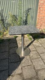 Marmeren bistro tafel 70cmx53cm 77cm hoog, Tuin en Terras, Tuintafels, Ophalen of Verzenden, Zo goed als nieuw, Rechthoekig