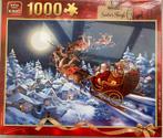 King Puzzel Santa’s Sleigh Nieuw 1000 stukjes, Ophalen of Verzenden, 500 t/m 1500 stukjes, Nieuw, Legpuzzel