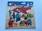 Rolf houten puzzel vliegveld, 64st, Kinderen en Baby's, Speelgoed | Kinderpuzzels, Ophalen of Verzenden, 10 tot 50 stukjes, Zo goed als nieuw