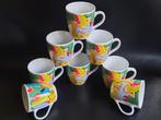 Friesche Vlag  set van 8 mokken, Huis en Inrichting, Keuken | Servies, Ophalen of Verzenden, Zo goed als nieuw, Overige stijlen