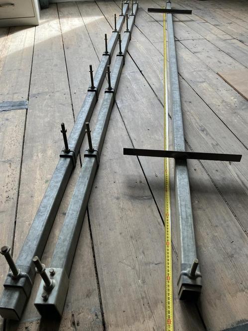 Industrieel schuifdeursysteem voor buiten of binnen, Doe-het-zelf en Verbouw, Deuren en Horren, Gebruikt, Buitendeur, 215 cm of meer