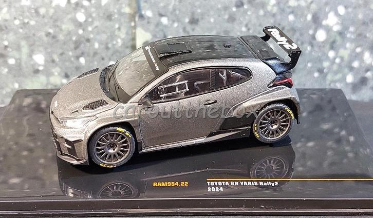 Toyota GR Yaris rally 2024 grijs 1:43 Ixo 1182, Hobby en Vrije tijd, Modelauto's | 1:43, Nieuw, Auto, Overige merken, Verzenden