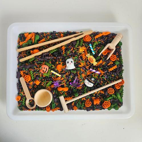 Speelbak compleet Halloween - sensorisch speelgoed, Kinderen en Baby's, Speelgoed | Educatief en Creatief, Ophalen of Verzenden
