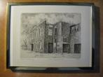 ets Nolte Tongelresestraat Eindhoven nr. 7 van 40, Antiek en Kunst, Kunst | Etsen en Gravures, Ophalen of Verzenden