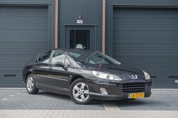Peugeot 407 1.8 16V 2007 Zwart | TREKHAAK | AIRCO | VELGEN beschikbaar voor biedingen