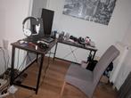 Office desk L shape, Ophalen, Zo goed als nieuw