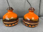 Set van 2 PAN Fat Lava oranje hanglampen, Ophalen of Verzenden, Minder dan 50 cm