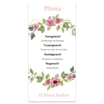 21 diner Menukaarten gepersonaliseerd beschikbaar voor biedingen