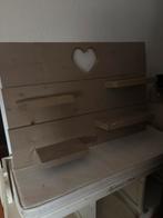 Houten wandrek met hart, Ophalen of Verzenden, Zo goed als nieuw