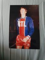 Johan Cruijff als gastspeler van Paris Saint Germain, Ophalen of Verzenden, Zo goed als nieuw, Ajax, Poster, Plaatje of Sticker