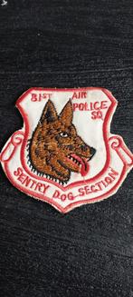 USAF 81st Air Police Squadron K-9 Patch From Vietnam War Era, Embleem of Badge, Amerika, Luchtmacht, Ophalen of Verzenden