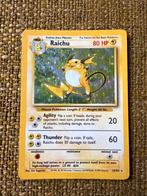 Raichu 14/102 - Base Set - Pokemon kaart, Ophalen of Verzenden, Gebruikt, Losse kaart, Foil