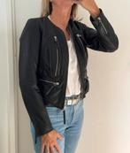 Zwart leren jasje Ibana maat 38, Kleding | Dames, Maat 38/40 (M), Zwart, Ophalen of Verzenden, Jasje