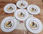 6 Vintage Franse kaas bordjes, Les Fromages, Antiek en Kunst, Ophalen of Verzenden