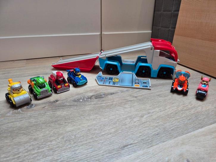 Paw Patrol Mighty Movie Pup Squad Patroller Truck, Kinderen en Baby's, Speelgoed | Overig, Gebruikt, Jongen of Meisje, Ophalen