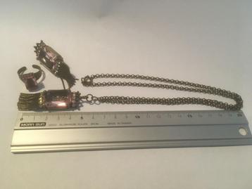 3-delige brocante sieradenset beschikbaar voor biedingen