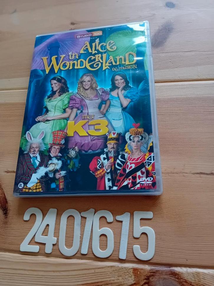 Studio 100 Musical K3 Alice in Wonderland dvd, Cd's en Dvd's, Dvd's | Kinderen en Jeugd, Gebruikt, Tv fictie, Komedie, Alle leeftijden