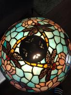 Zeer mooie Tiffany tafelschemerlamp dragonfly, Ophalen, Gebruikt, Glas, Tiffany