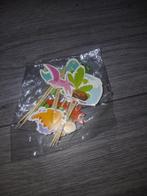 Nieuwe dino cupcake toppers - 24 stuks, Ophalen of Verzenden, Nieuw, Versiering, Verjaardag