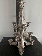 Mooie chrome kerstboom kandelaar, Ophalen of Verzenden, Overige materialen