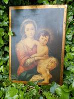 Maria icoon houten paneel/wandpaneel, Ophalen of Verzenden