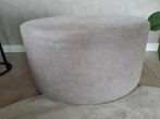 Poef 70cm zo goed als nieuw, Rond, Ophalen of Verzenden, Zo goed als nieuw, Leer