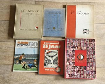Alle zes de gedenkboeken van Feyenoord  ️️️
 beschikbaar voor biedingen