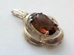 Prachtige zilveren hanger met rookkwarts, Andreas Daub (719), Ophalen, Zo goed als nieuw, Zilver, Zilver