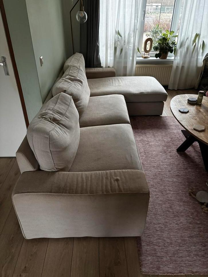Gratis IKEA Kivik 4-zitsbank met chaise longue, Huis en Inrichting, Banken | Bankstellen, Gebruikt, Hoekbank, Vierpersoons of meer